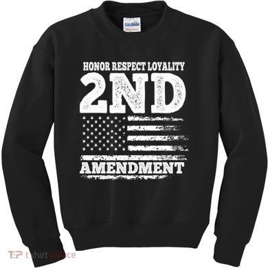 2nd Amendment Honor Respect Kids Sweatshirt