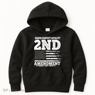 2nd Amendment Honor Respect Kids Hoodie