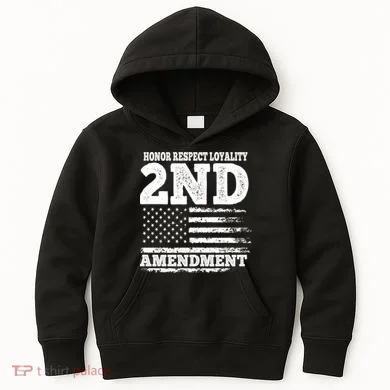 2nd Amendment Honor Respect Kids Hoodie