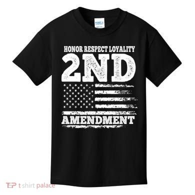 2nd Amendment Honor Respect Kids T-Shirt