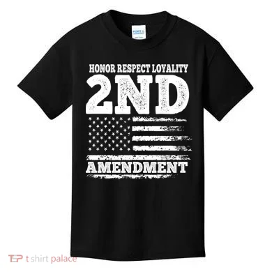 2nd Amendment Honor Respect Kids T-Shirt