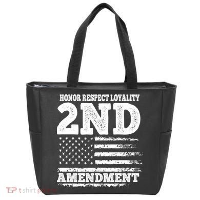 2nd Amendment Honor Respect Tote Bag