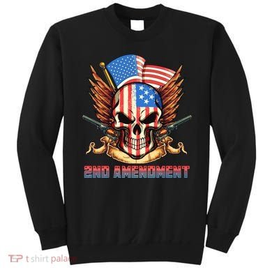 2nd Amendment USA Patriotic Skull Sweatshirt