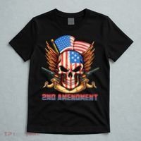 2nd Amendment USA Patriotic Skull T-Shirt thumb 5