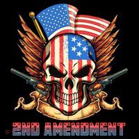 2nd Amendment USA Patriotic Skull Coaster thumb 2