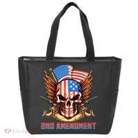 2nd Amendment USA Patriotic Skull Tote Bag thumb 0