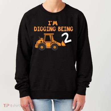 2nd Birthday I'm Digging Being Two Women's Sweatshirt