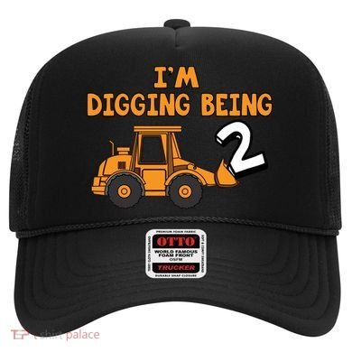 2nd Birthday I'm Digging Being Two Hat