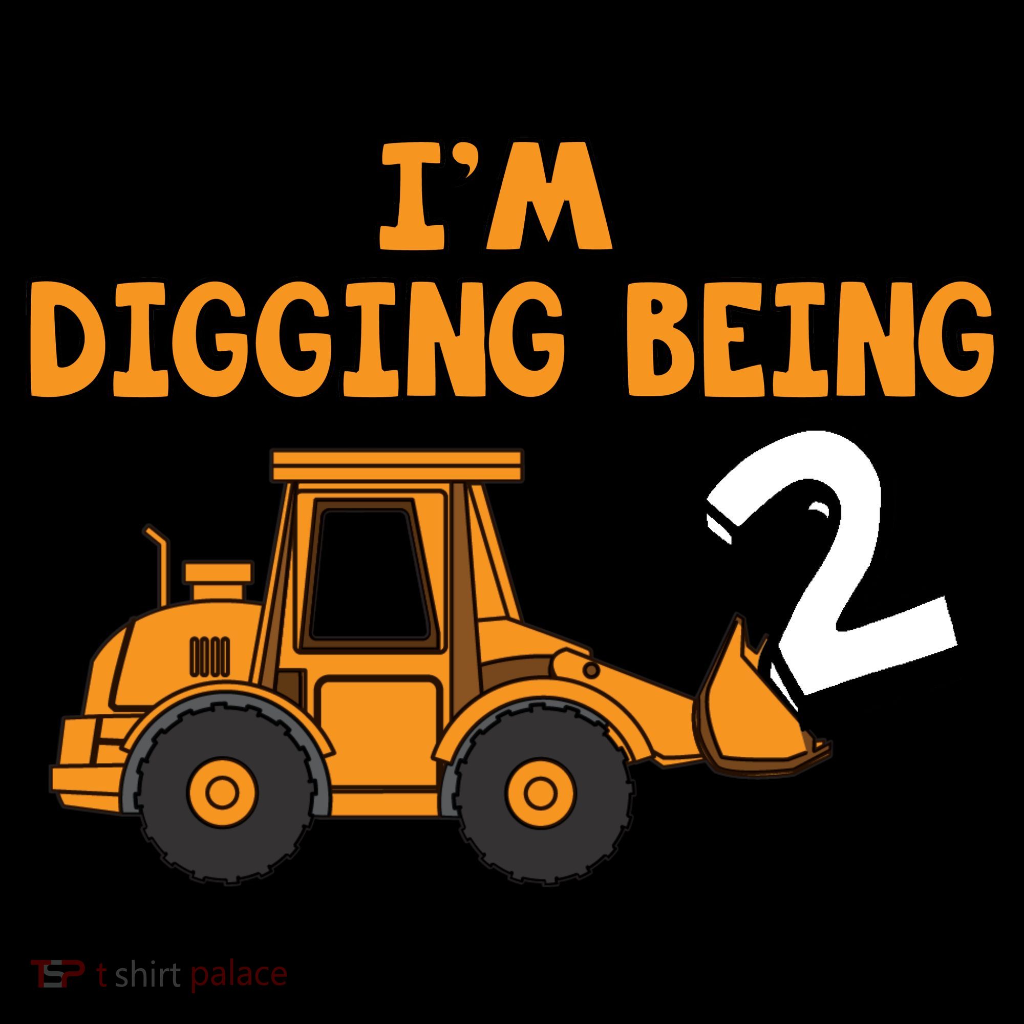 2nd Birthday I'm Digging Being Two Tote Bag