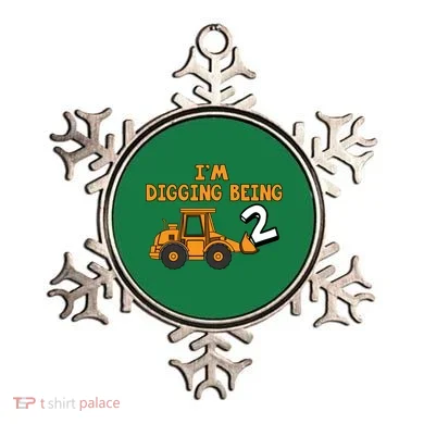 2nd Birthday I'm Digging Being Two Ornament