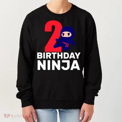 2nd Birthday Ninja  Women's Sweatshirt