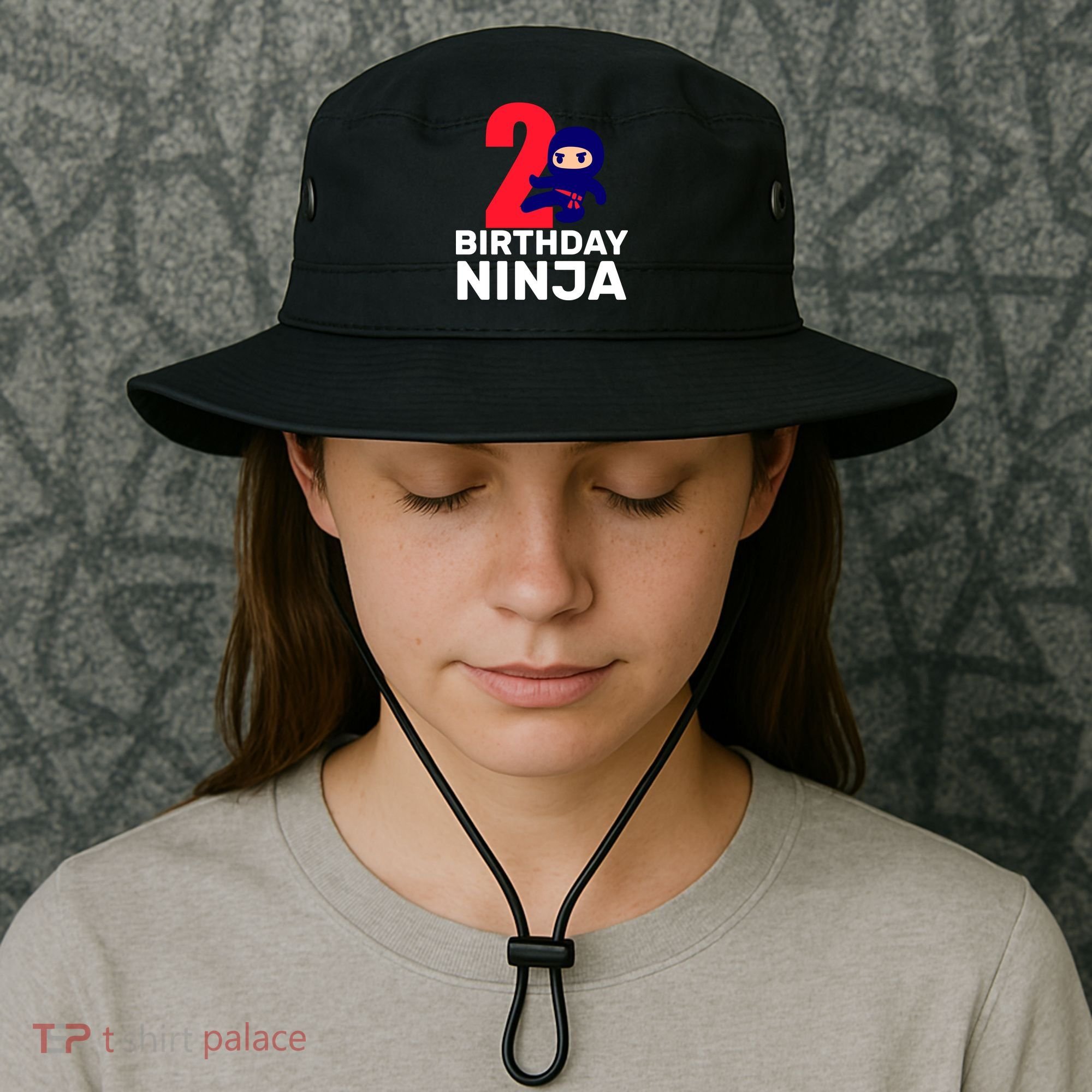2nd Birthday Ninja  Bucket Hat