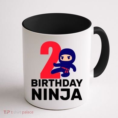 2nd Birthday Ninja  Coffee Mug back