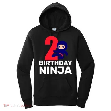 2nd Birthday Ninja Women's Hoodie