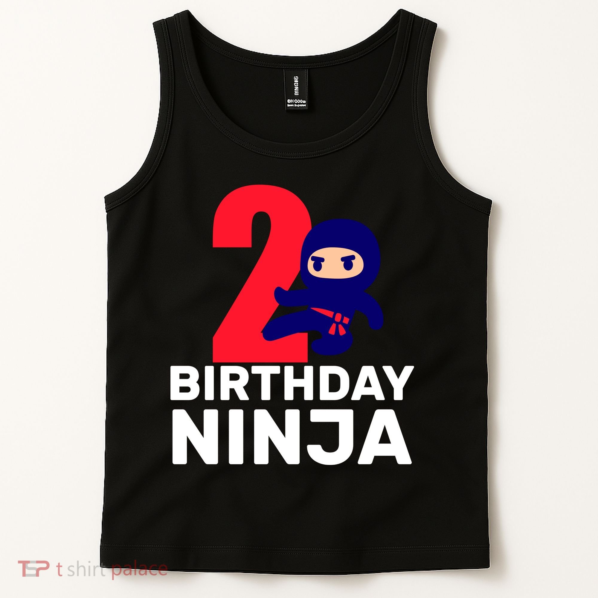 2nd Birthday Ninja  Tank Top