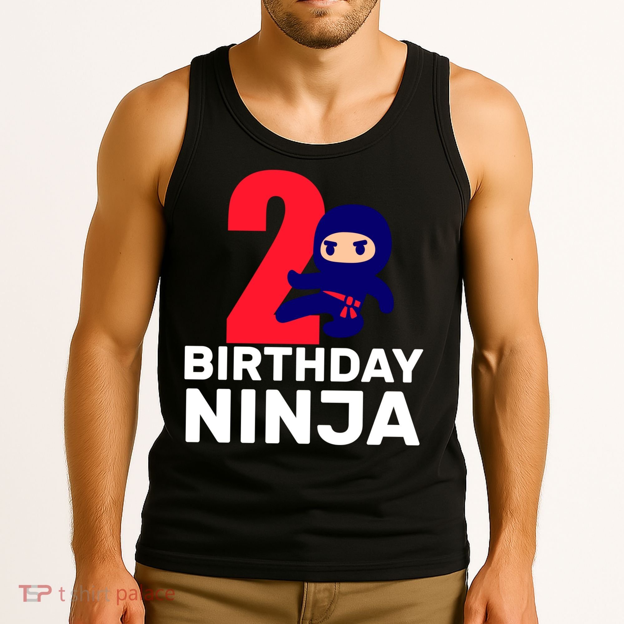 2nd Birthday Ninja  Tank Top