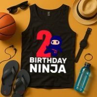 2nd Birthday Ninja  Tank Top thumb 4