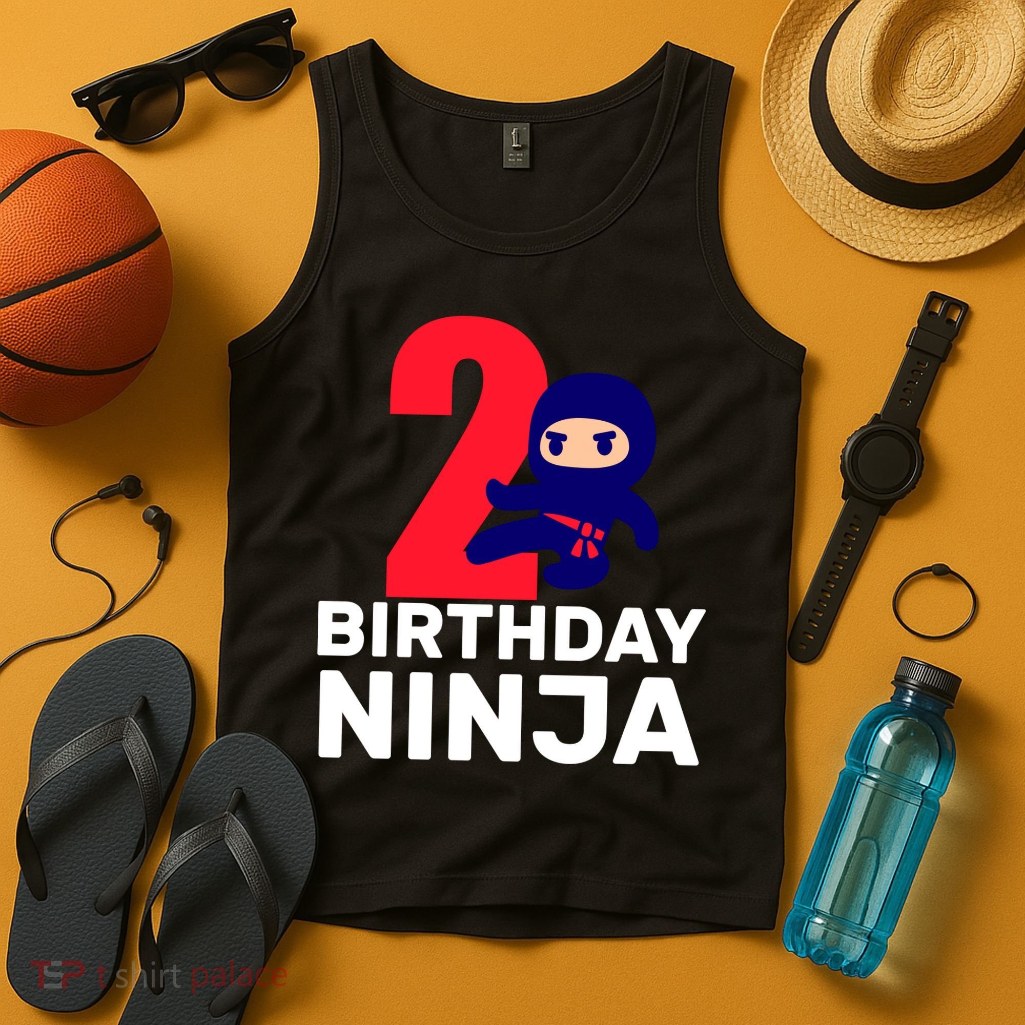 2nd Birthday Ninja  Tank Top