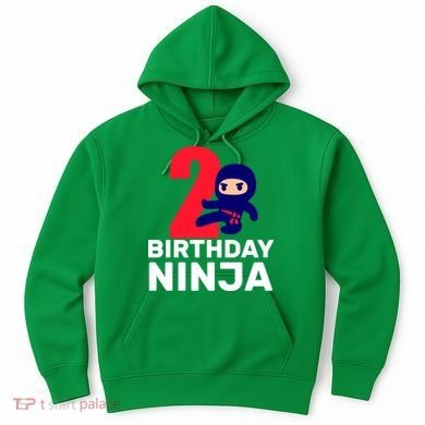 2nd Birthday Ninja  Hoodie