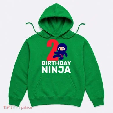 2nd Birthday Ninja  Hoodie