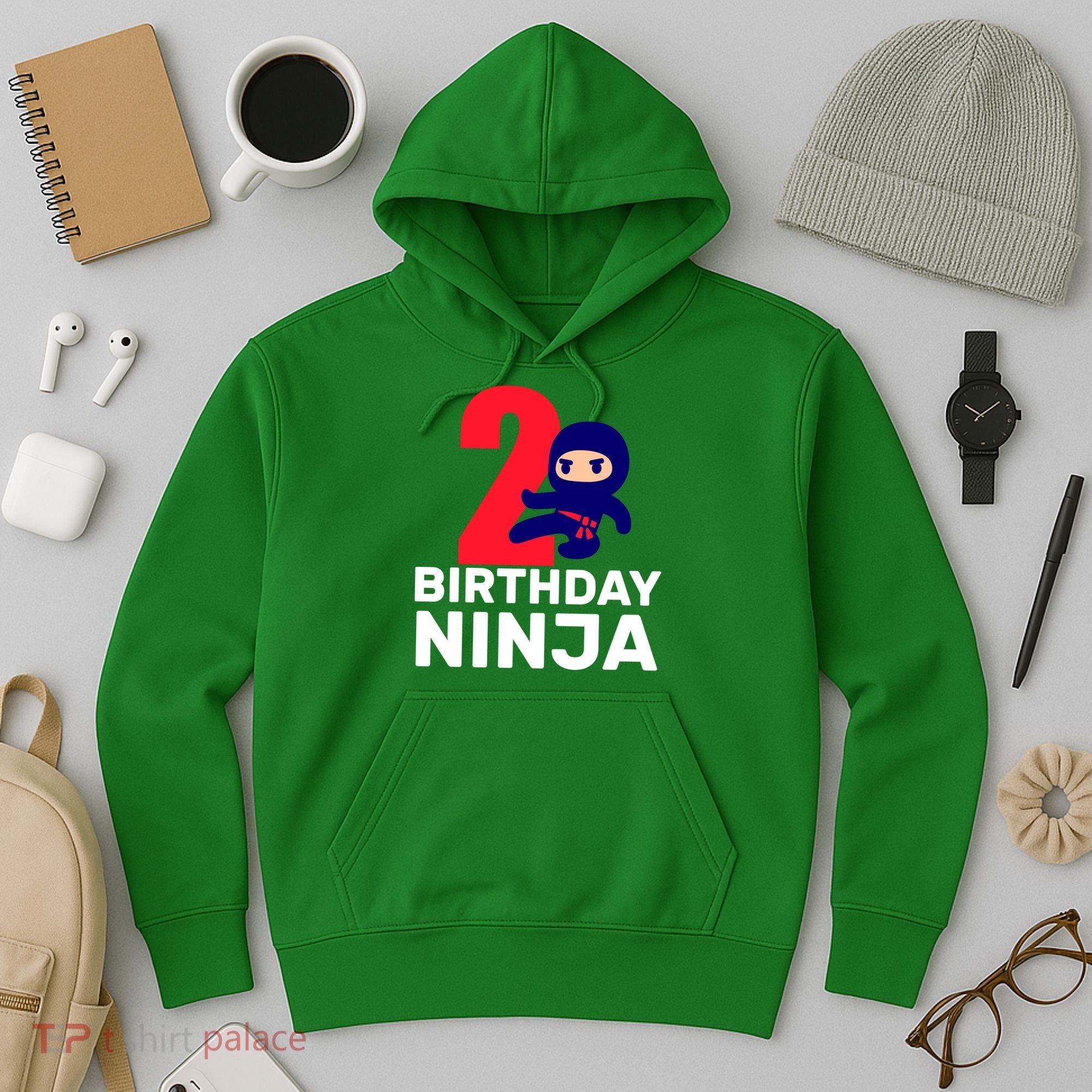 2nd Birthday Ninja  Hoodie