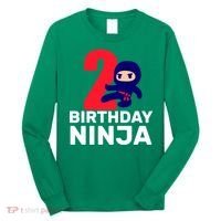 2nd Birthday Ninja  Long Sleeve Shirt thumb 0
