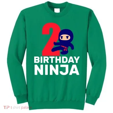 2nd Birthday Ninja  Sweatshirt
