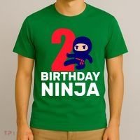 2nd Birthday Ninja  T-Shirt thumb 3