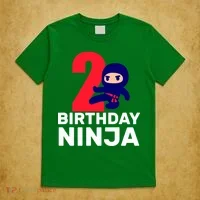 2nd Birthday Ninja  T-Shirt thumb 5