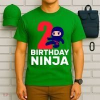 2nd Birthday Ninja  T-Shirt thumb 6