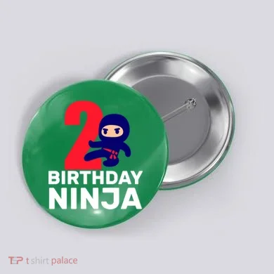 2nd Birthday Ninja  Button
