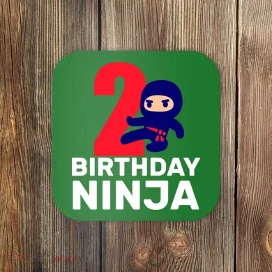 2nd Birthday Ninja  Coaster