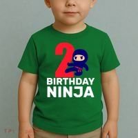 2nd Birthday Ninja  Toddler T-Shirt thumb 2
