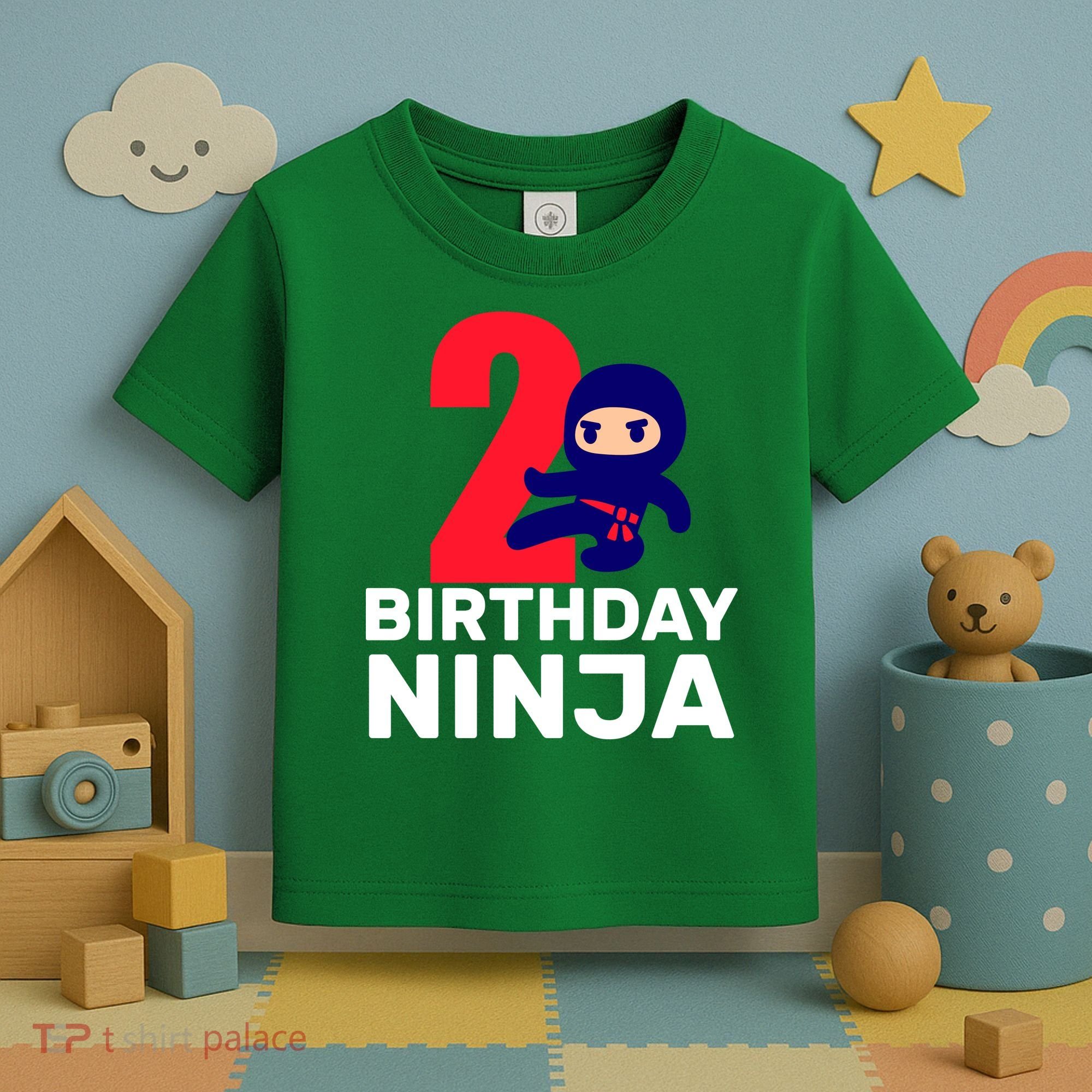 2nd Birthday Ninja  Toddler T-Shirt