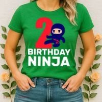 2nd Birthday Ninja  Women's T-Shirt thumb 2