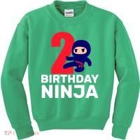 2nd Birthday Ninja  Kids Sweatshirt thumb 0