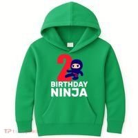 2nd Birthday Ninja  Kids Hoodie thumb 0