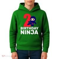 2nd Birthday Ninja  Kids Hoodie thumb 4