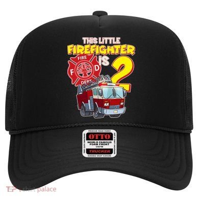 2nd Birthday This Little Firefighter Is Two Hat