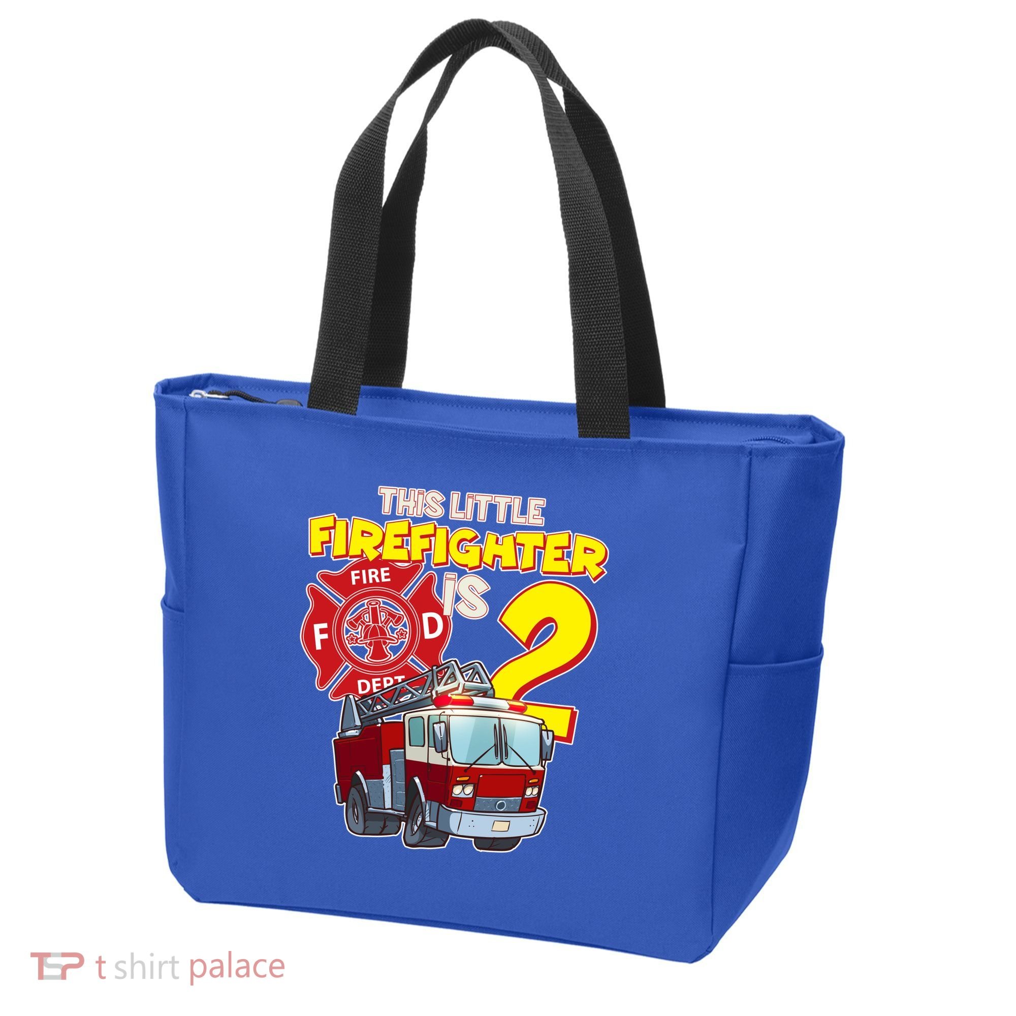 2nd Birthday This Little Firefighter Is Two Tote Bag