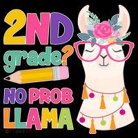 2nd Grade? No Prob Llama Backpack thumb 2