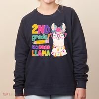 2nd Grade? No Prob Llama Women's Sweatshirt thumb 0