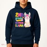 2nd Grade? No Prob Llama Hoodie thumb 2