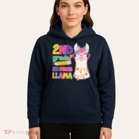2nd Grade? No Prob Llama Hoodie thumb 5