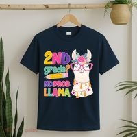 2nd Grade? No Prob Llama T-Shirt thumb 2
