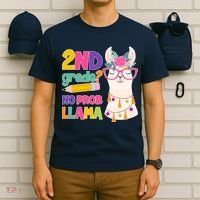 2nd Grade? No Prob Llama T-Shirt thumb 6