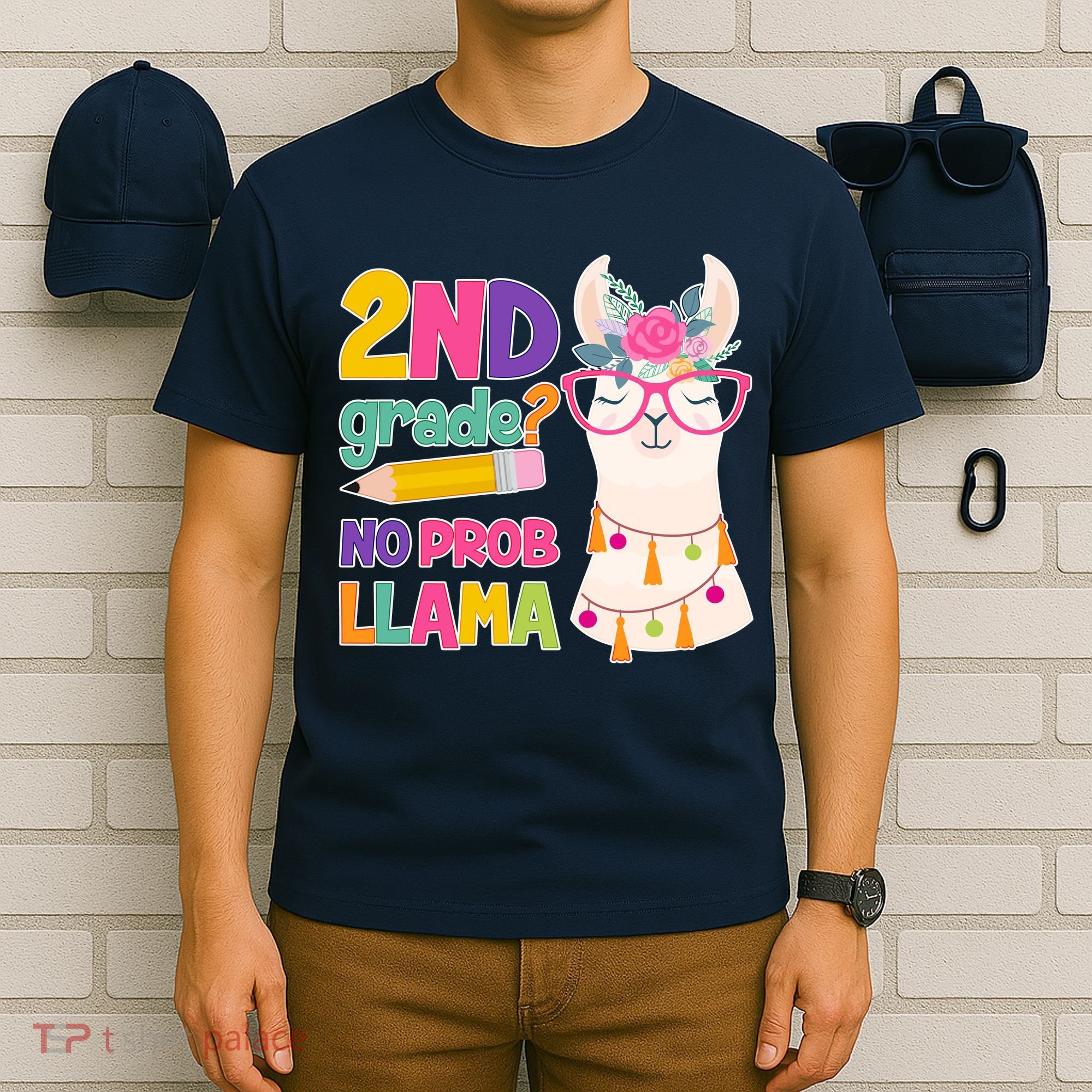 2nd Grade? No Prob Llama T-Shirt