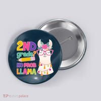 2nd Grade? No Prob Llama Button thumb 0