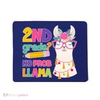2nd Grade? No Prob Llama Mousepad thumb 0