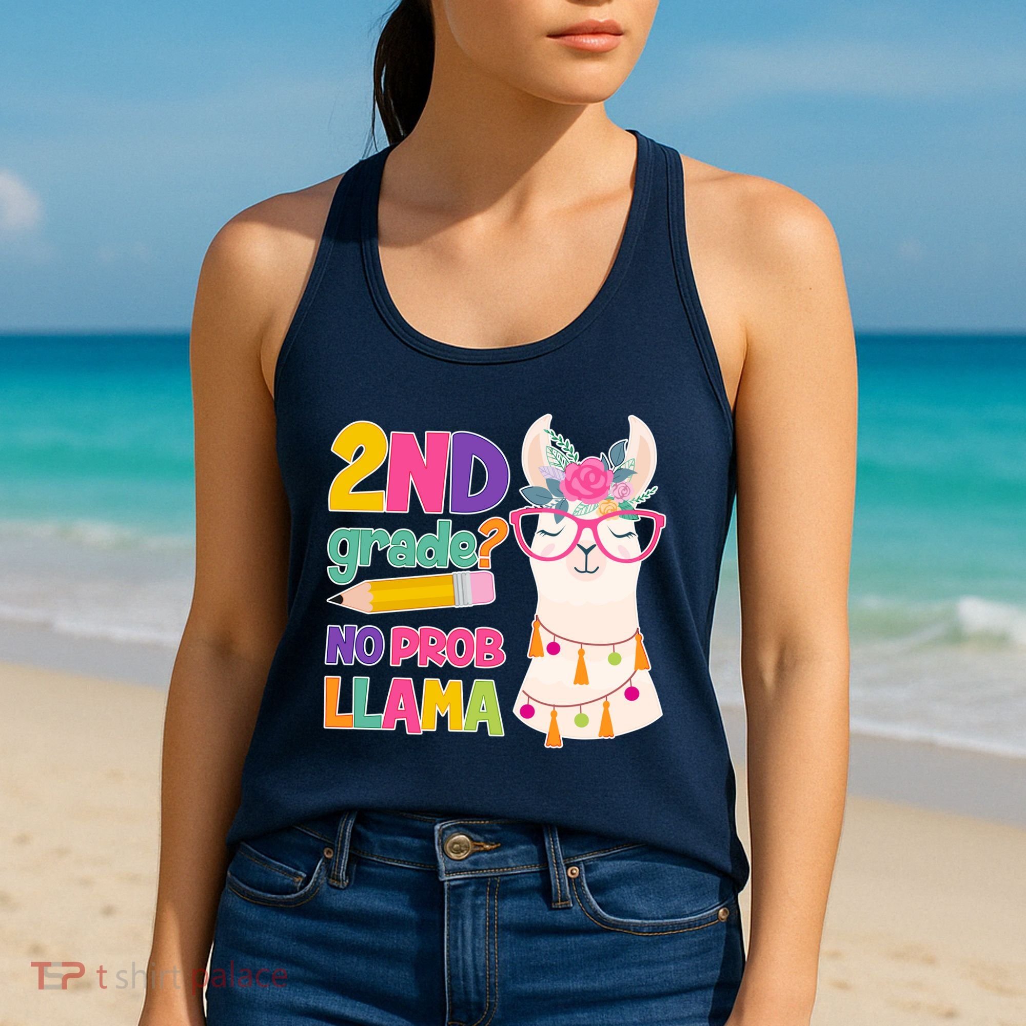 2nd Grade? No Prob Llama Women's Tank Top